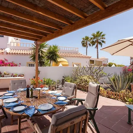 Villa Madreselva With Private Pool, 50m To The Sea, Top Location, Terrace, Garden, Wifi Costa Adeje (Tenerife)